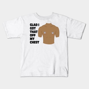 Trans Top Surgery (Mid-Tone) Kids T-Shirt